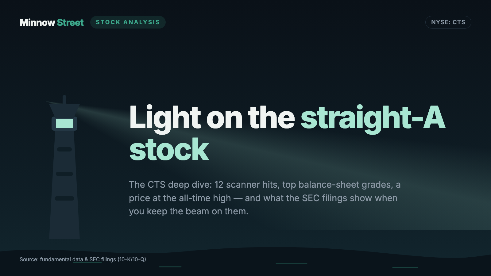 CTS Stock: A Price at the All-Time High, Revenue Below 2022 — What Really Carries This 130-Year-Old Straight-A Stock