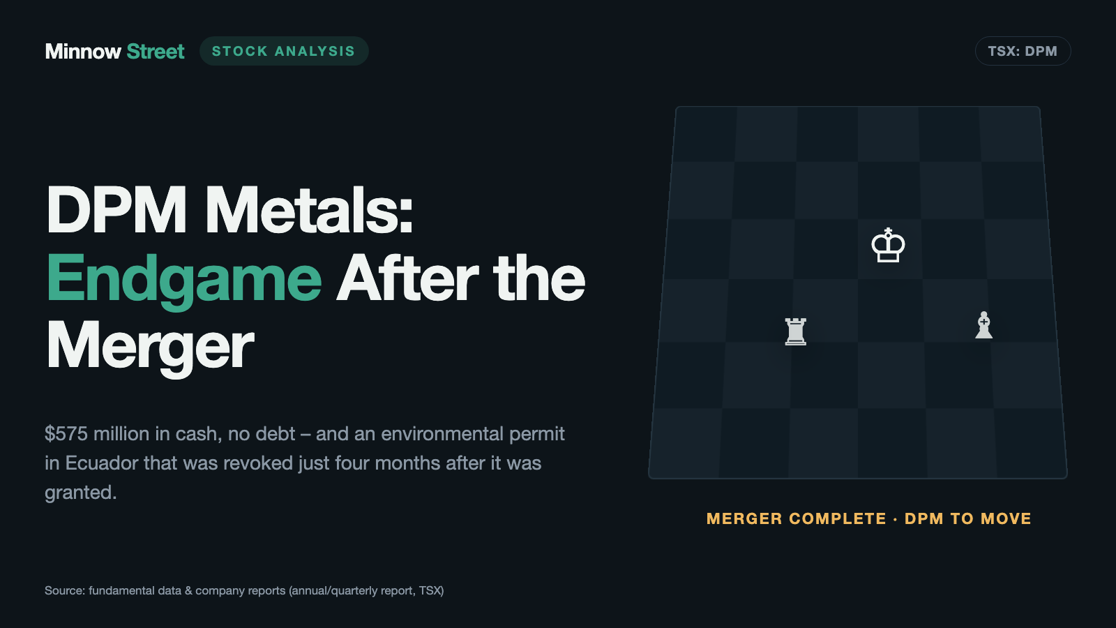 DPM Metals Stock: A New Name, a Record Profit — and an Ecuador Permit Revoked After Four Months