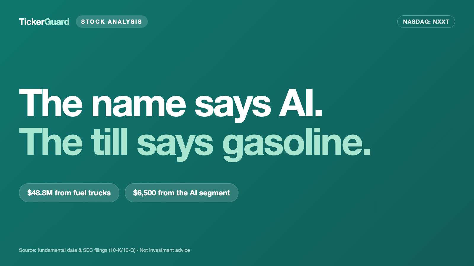NextNRG: The AI Segment Booked $6,500 in Six Months — the Fuel Trucks Booked $48.8 Million