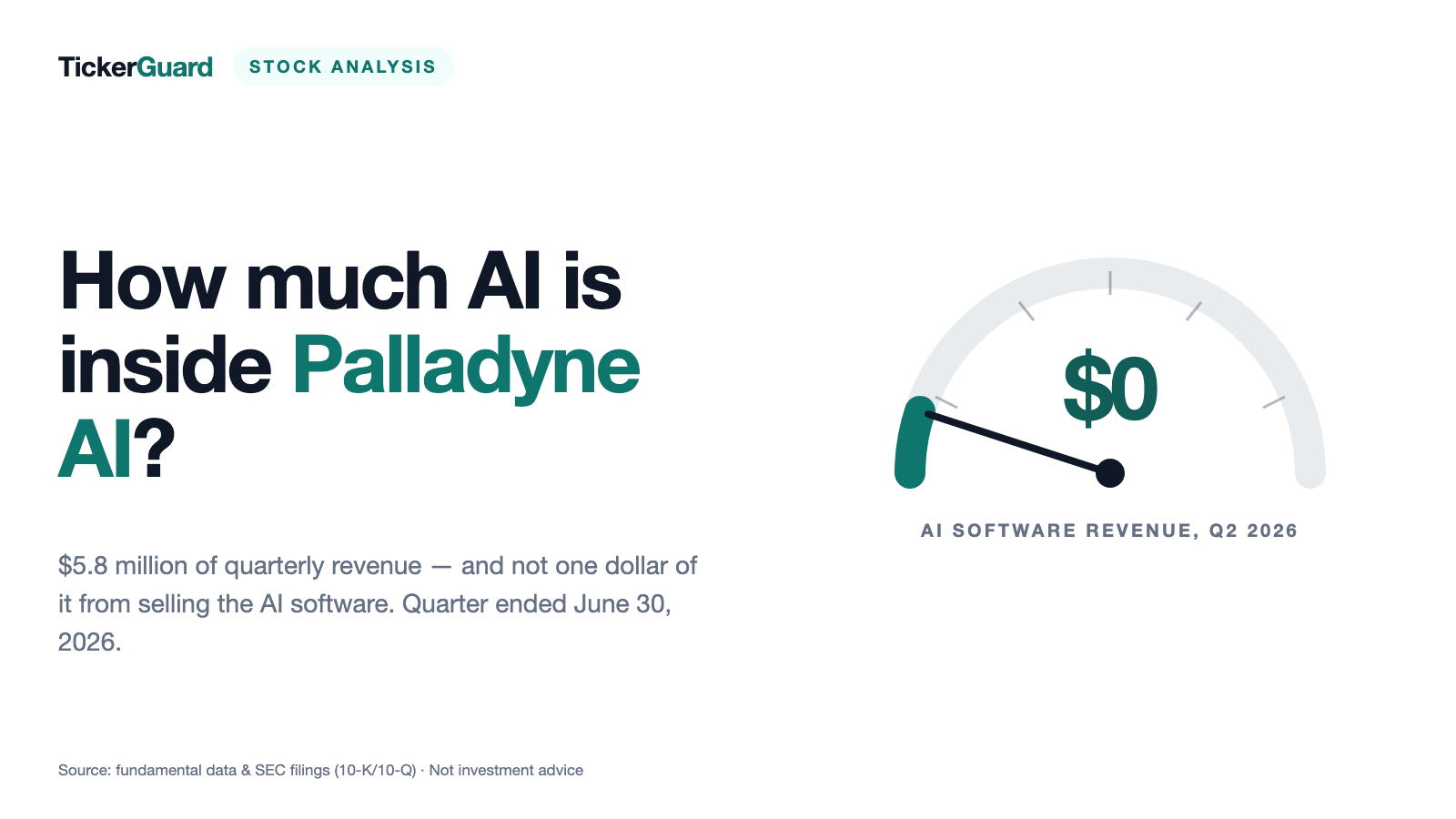 Palladyne AI: Revenue Jumped 470 Percent — None of It Came From Selling the AI Software