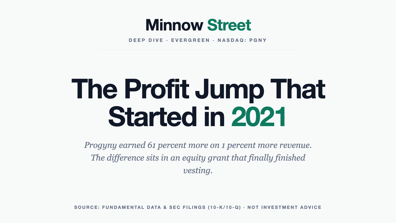 Progyny Stock: 61 Percent More Profit — and Operating Cash Flow Still Went Down