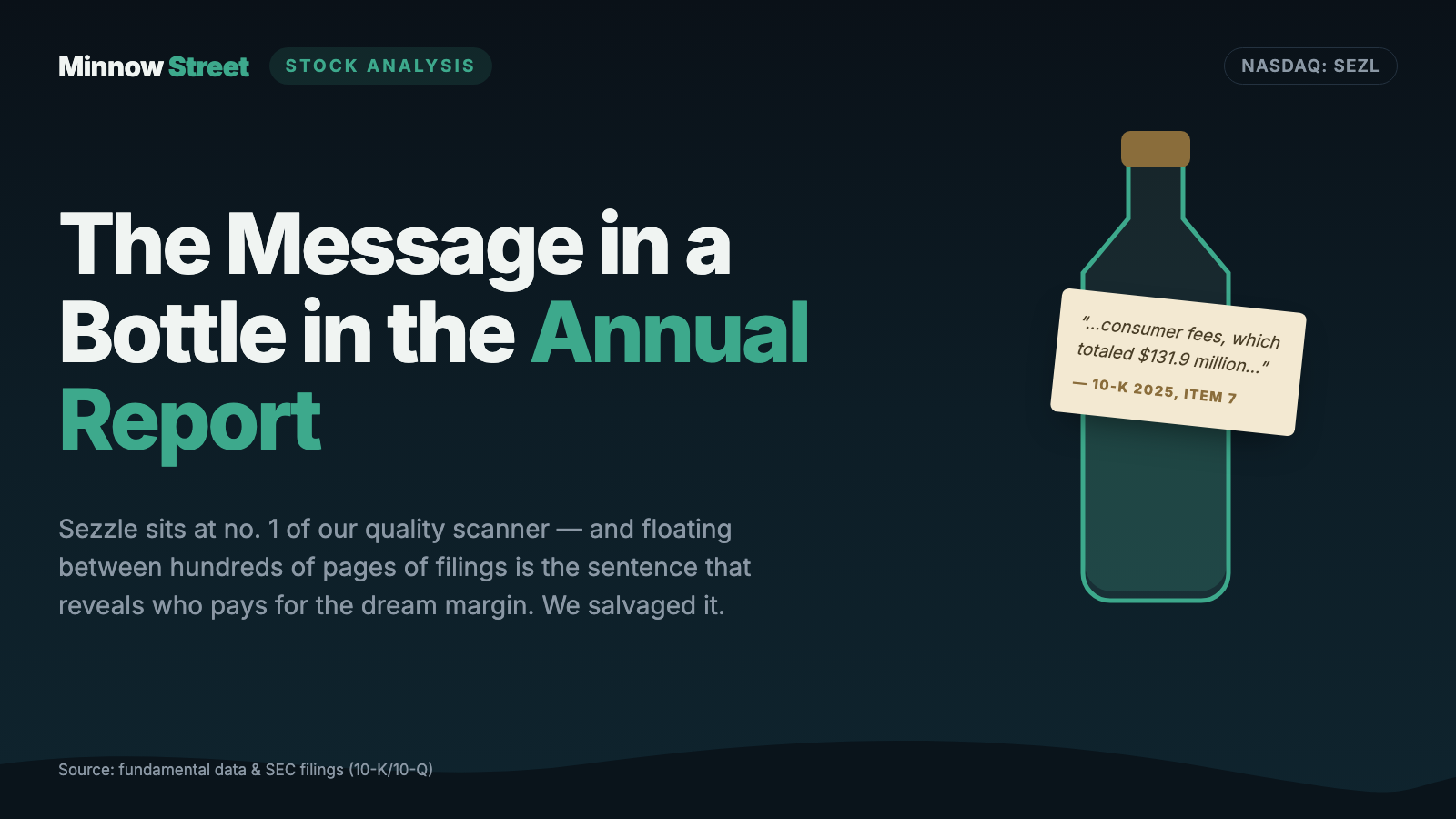 Sezzle Stock: No. 1 in Our Quality Scanner — and 77 Percent of Revenue Is Paid by Its Own Customers